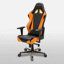 Silla Gamer DxRacer OH/RV001/NO Serie Racing Color Naranja