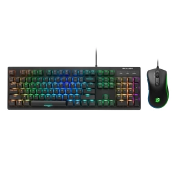 Kit de Teclado y Mouse Sharkoon SKILLER SGB30 RGB Mec�nico USB SW RED