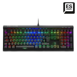Teclado Gamer Sharkoon SGK60 KAILH BOX RED RGB Mec�nico USB-C SW RED 