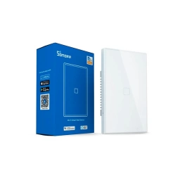 Interruptor Inteligente de Pared Sonoff T2US1C-TX | WiFi y RF, T�ctil, 1 Pulsador