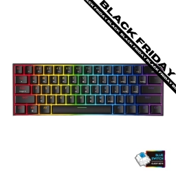 Teclado Gamer Mec�nico USB FANTECH MAXFIT61 MK-857 | Reducido, RGB, Blue Switch