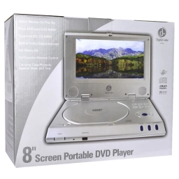 Reproductor de DVD Port�til Digital Labs K725 | 8", Wide Screen