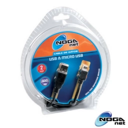 Cable USB 2.0 a Micro B M/M 2Mts NOGANET