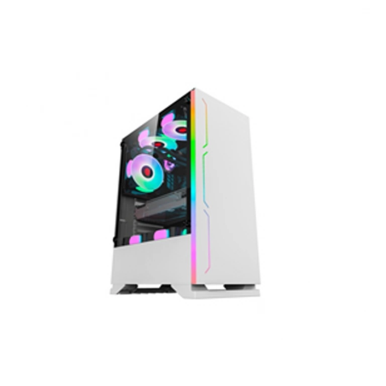 Gabinete Gamer Shot Gaming Pro Series SHOT-SUP-8335WHITE | Cristal Templado, RGB frontal